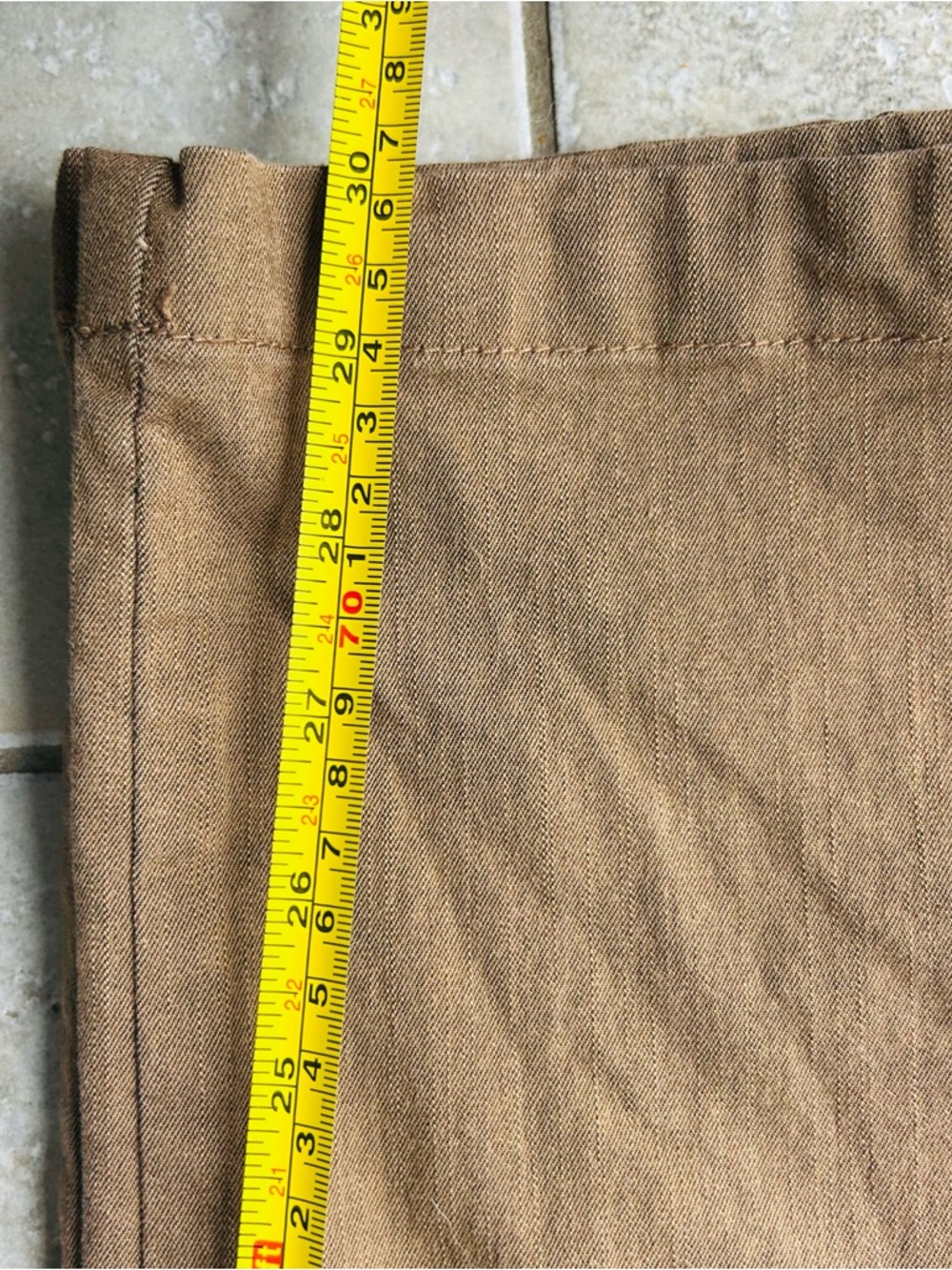 Bench Men's Tan Cargo Pants - Utility Pocket Trousers - Picture 6 of 6